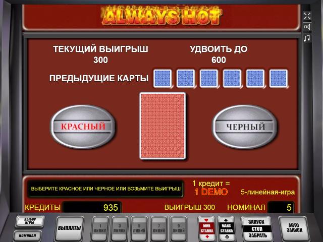 Выигрыши Always Hot